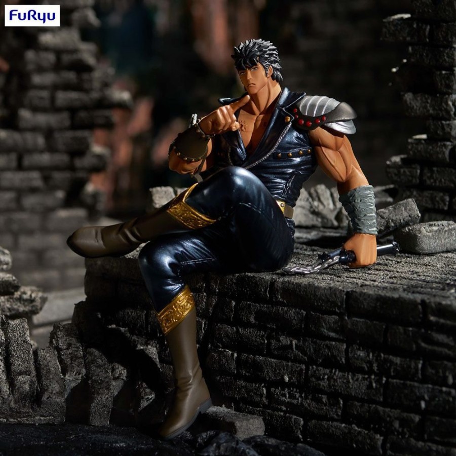 Categories Animetal | Fist Of The North Star Noodle Stopper Pvc Statue Kenshiro 14 Cm