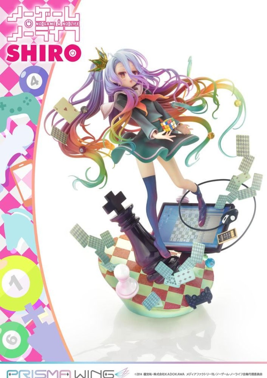 Limited Edition Statues Animetal | No Game No Life Prisma Wing Pvc Statue 1/7 Shiro 27 Cm