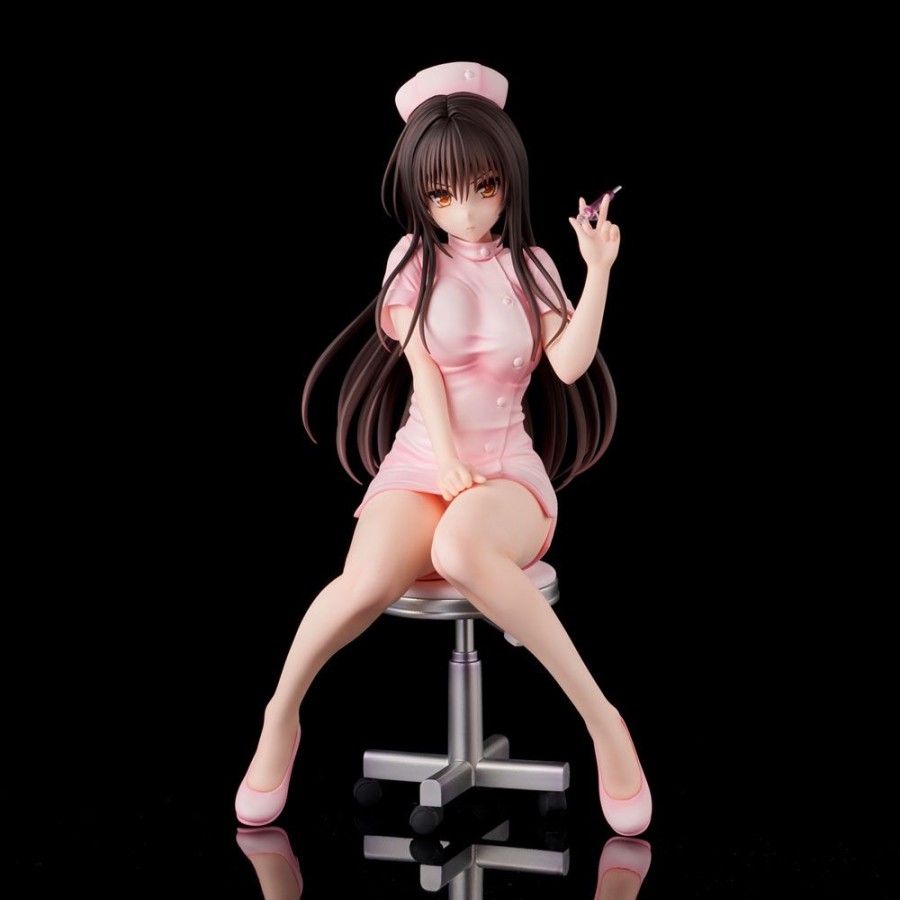 Categories Animetal | To Love-Ru Darkness Statue Pvc Yui Kotegawa Nurse Cos 22 Cm