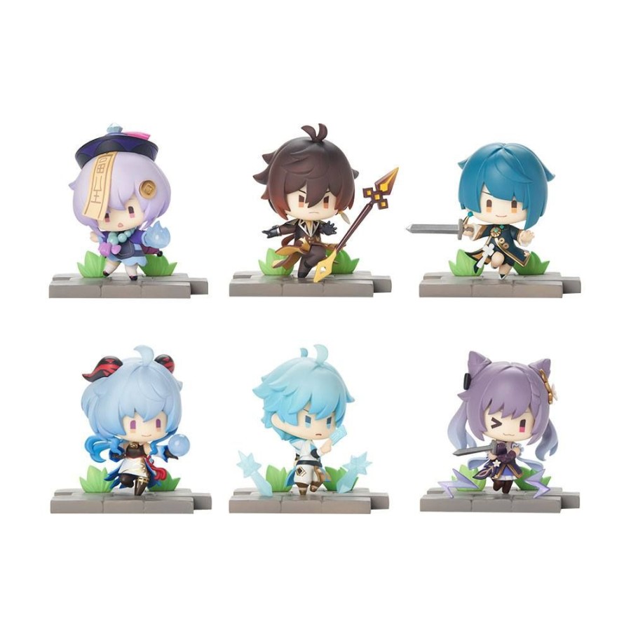 Categories Animetal | Genshin Impact Battle Scene Collection Mini Figures 6-Pack Liyue Edition 6 Cm