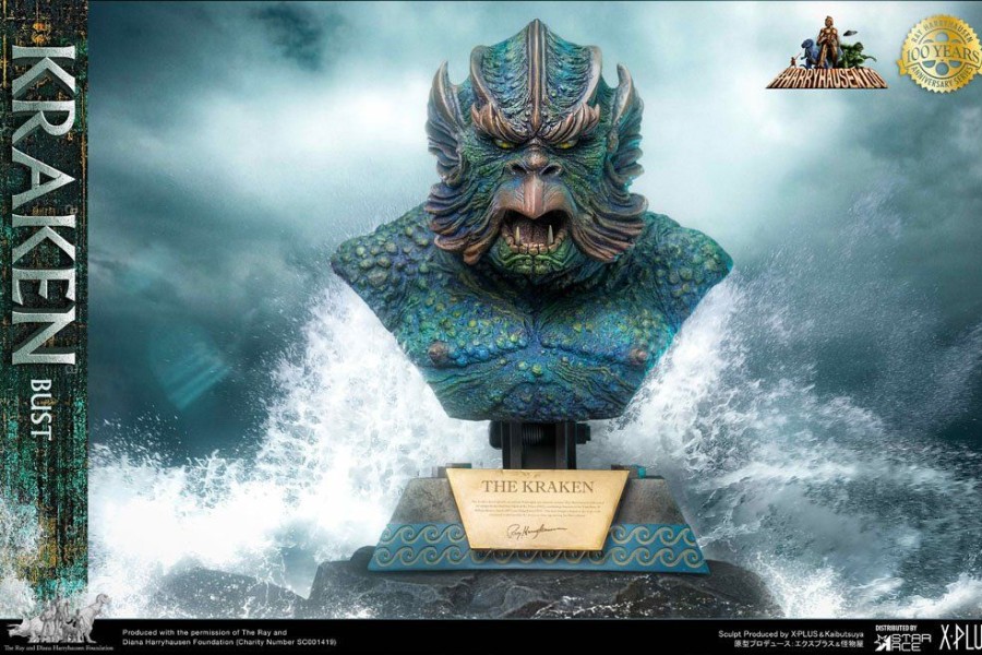 Categories Animetal | Clash Of The Titans Bust Ray Harryhausens Kraken 45 Cm