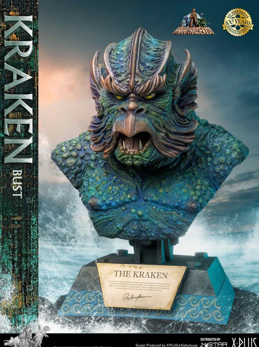 Categories Animetal | Clash Of The Titans Bust Ray Harryhausens Kraken 45 Cm