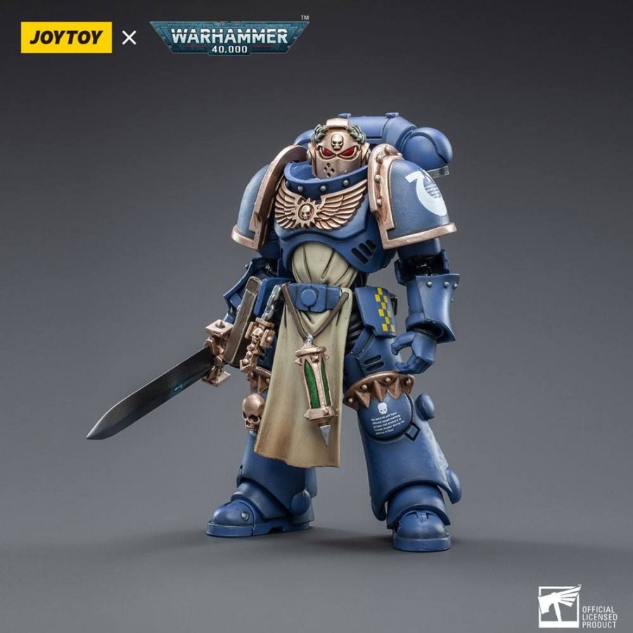 Categories Animetal | Warhammer 40K Action Figure 1/18 Ultramarines Primaris Company Champion 12 Cm