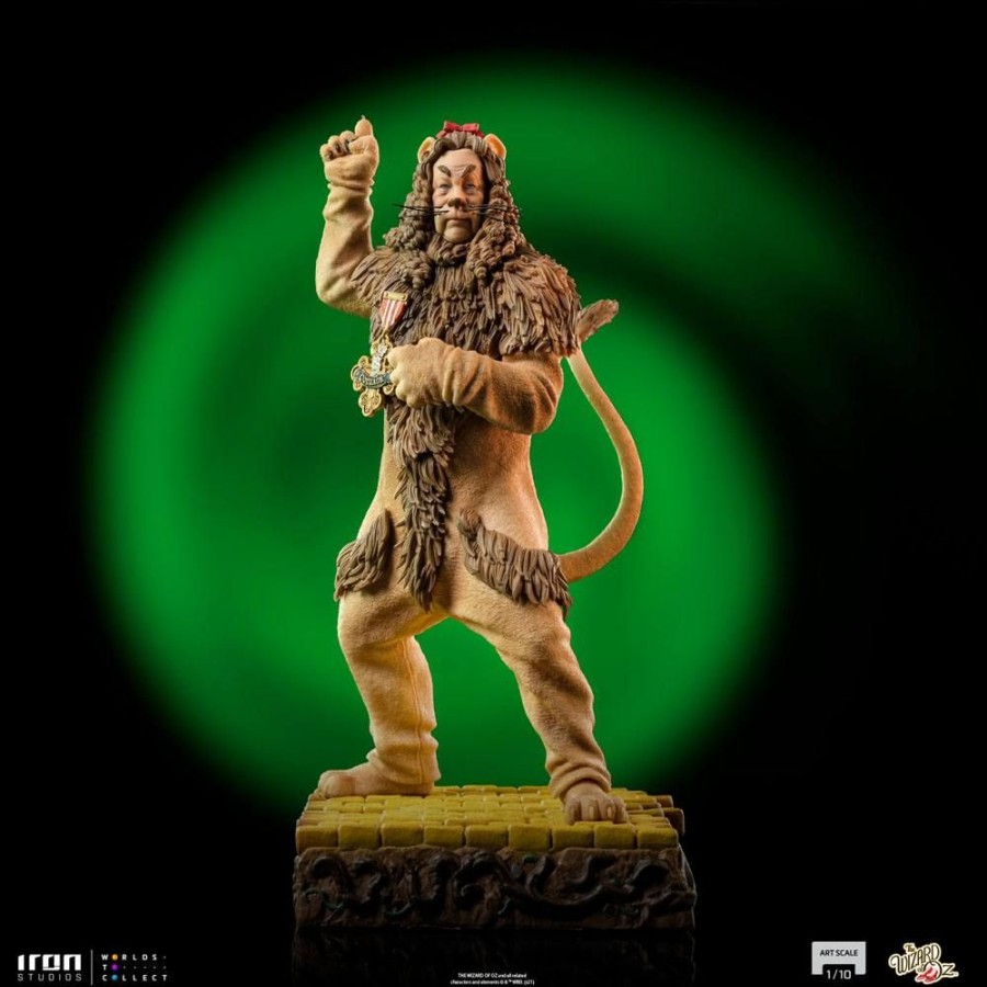 Categories Animetal | The Wizard Of Oz Art Scale Statue 1/10 Cowardly Lion 20 Cm