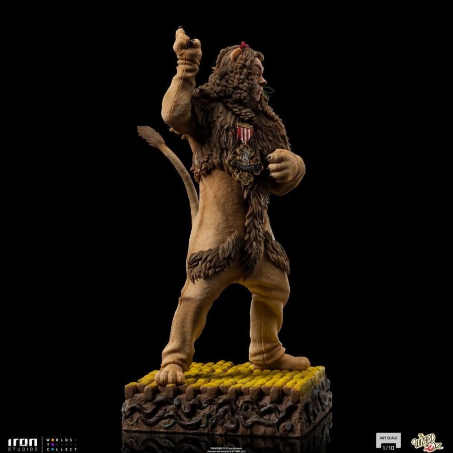 Categories Animetal | The Wizard Of Oz Art Scale Statue 1/10 Cowardly Lion 20 Cm