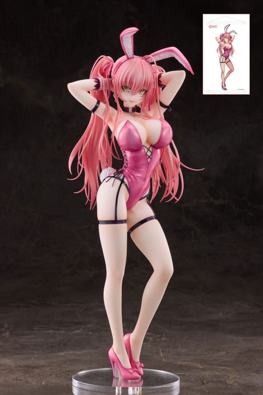 Categories Animetal | Original Character Pvc Statue 1/4 Pink Twintail Bunny-Chan Deluxe Ver. 43 Cm