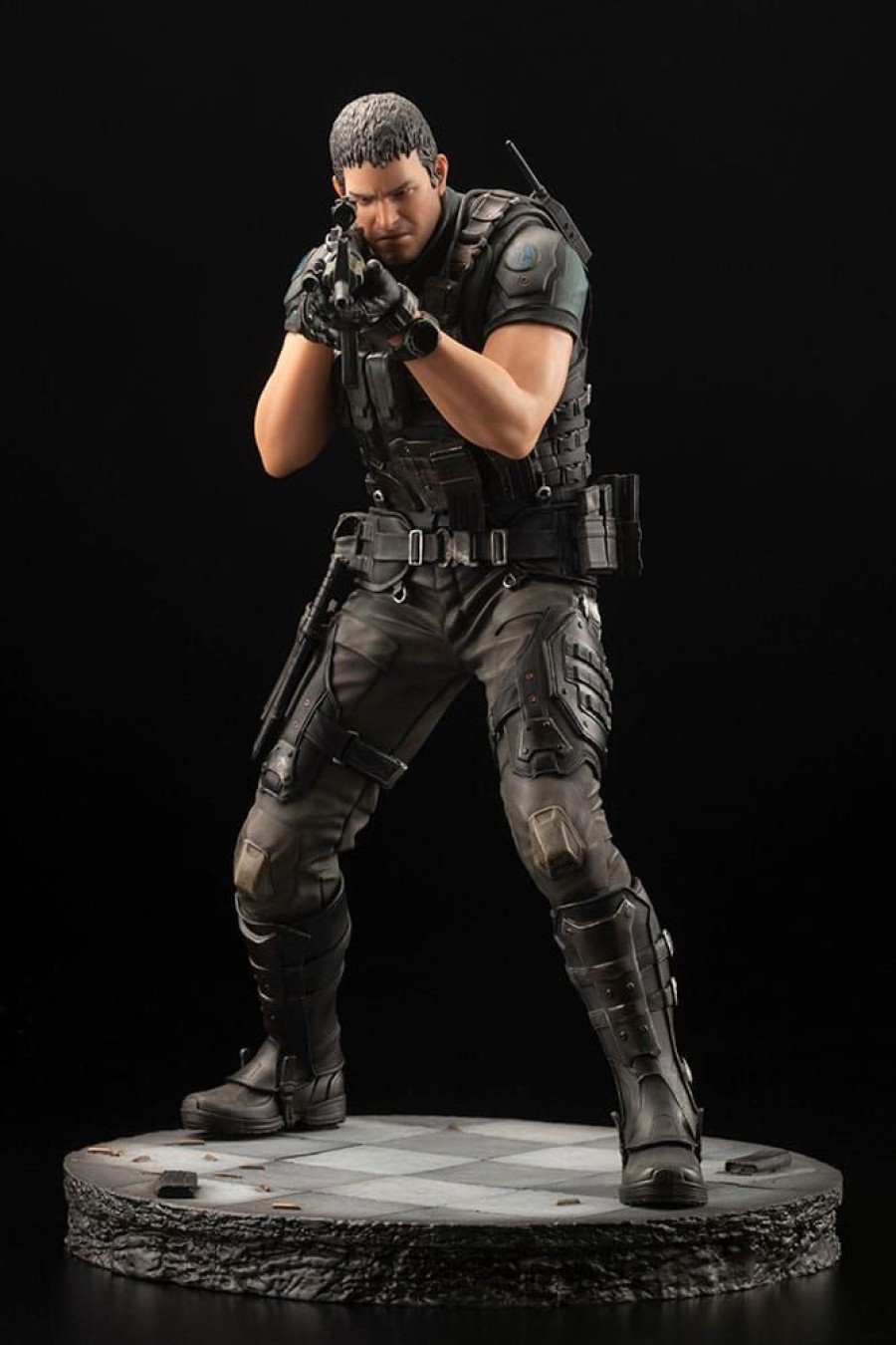 Categories Animetal | Resident Evil: Vendetta Statue 1/6 Chris Redfield 28 Cm