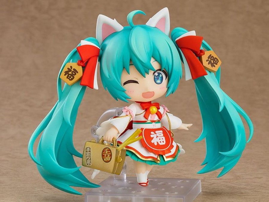 Categories Animetal | Character Vocal Series 01 Nendoroid Action Figure Hatsune Miku: Maneki Miku Ver. 10 Cm