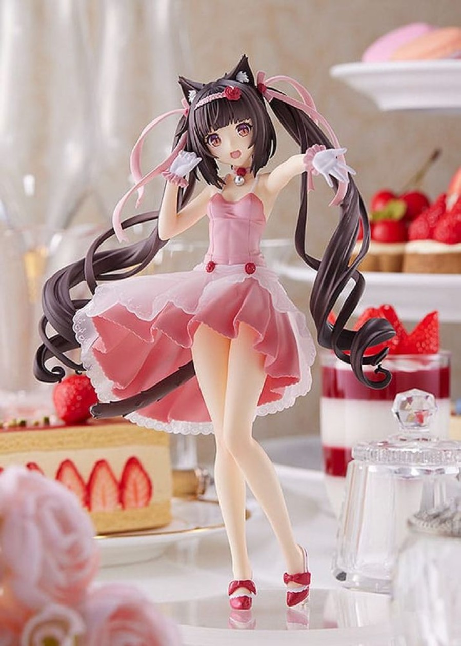 Categories Animetal | Nekopara Pop Up Parade Pvc Statue Chocola: Cocktail Dress Ver. 17 Cm