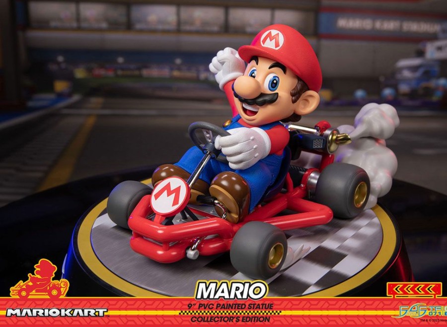 Categories Animetal | Mario Kart Pvc Statue Mario Collector'S Edition 22 Cm