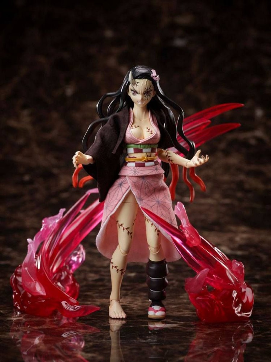 Categories Animetal | Demon Slayer: Kimetsu No Yaiba Buzzmod Action Figure 1/12 Nezuko Kamado Demon Advancing Ver. 15 Cm