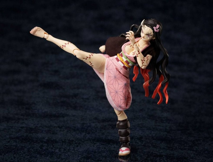 Categories Animetal | Demon Slayer: Kimetsu No Yaiba Buzzmod Action Figure 1/12 Nezuko Kamado Demon Advancing Ver. 15 Cm