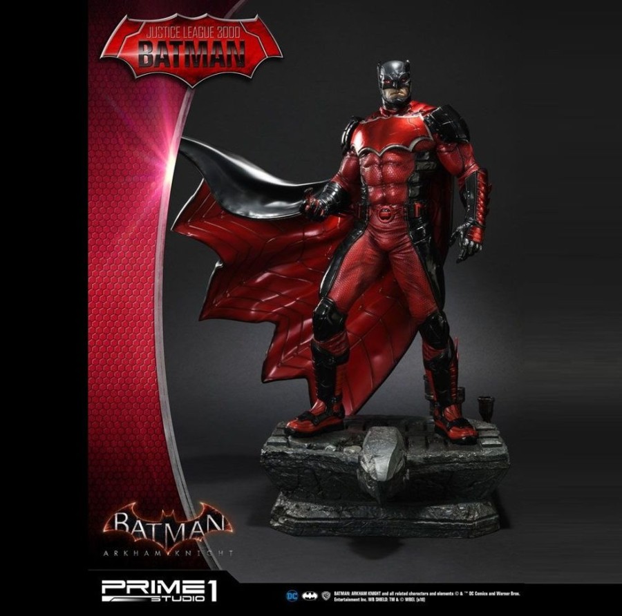 Limited Edition Statues Animetal | Batman Arkham Knight Statue 1/5 Justice League 3000 Batman 49Cm