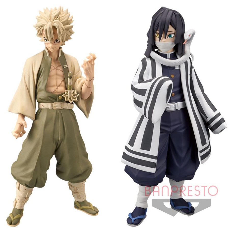 Categories Animetal | Demon Slayer Kimetsu No Yaiba Pvc Statue Sanemi Shinazugawa Sepia Colour Ver.