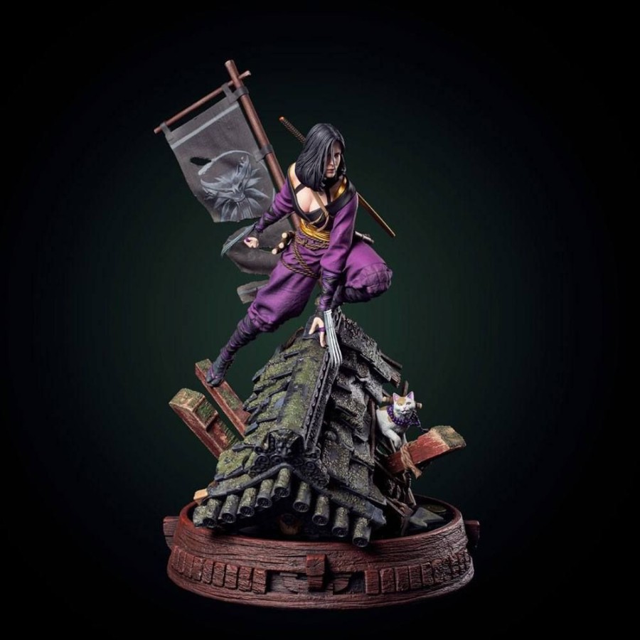 Categories Animetal | The Witcher Statue Yennefer The Kunoichi Figure 50 Cm