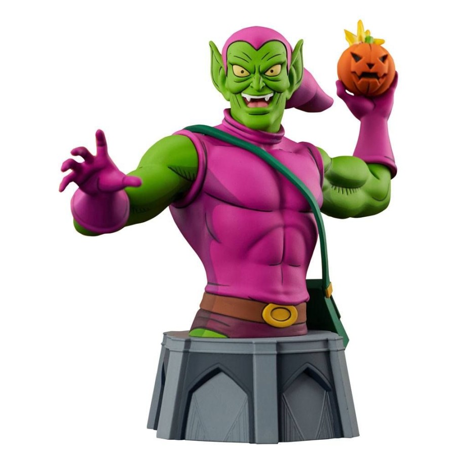 Categories Animetal | Marvel Animated Series Bust Green Goblin 15 Cm