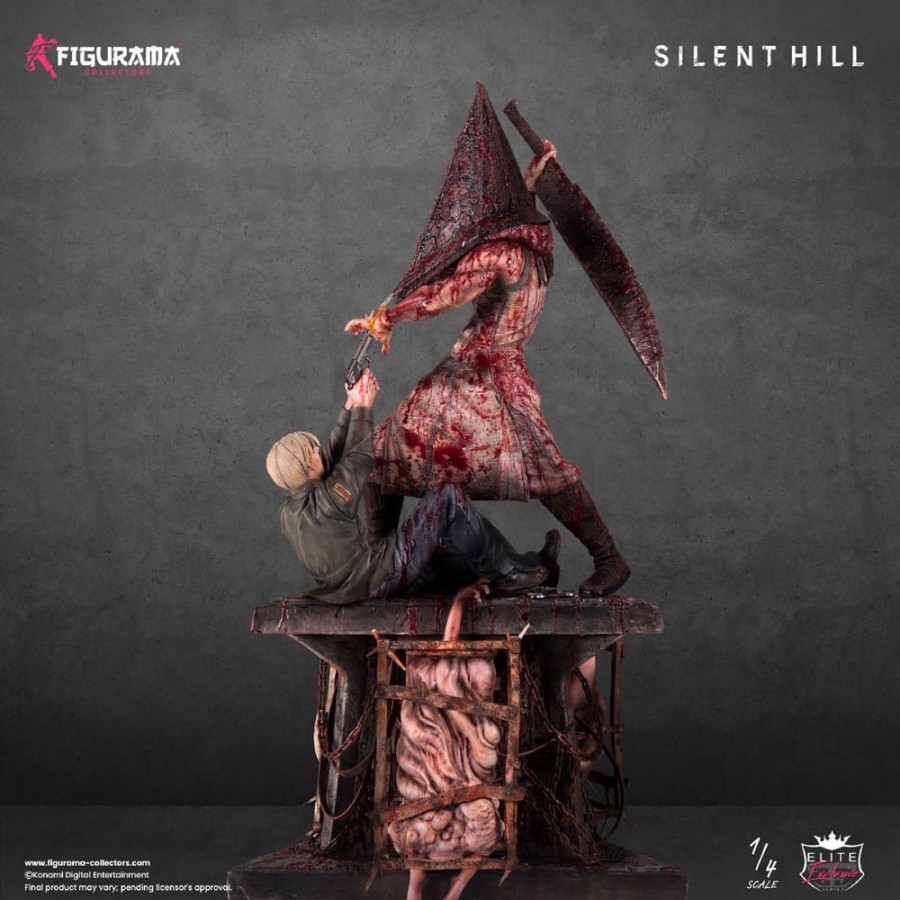 Categories Animetal | Silent Hill Elite Exclusive Statue 1/4 Red Pyramid Thing Vs James Sunderland 88 Cm