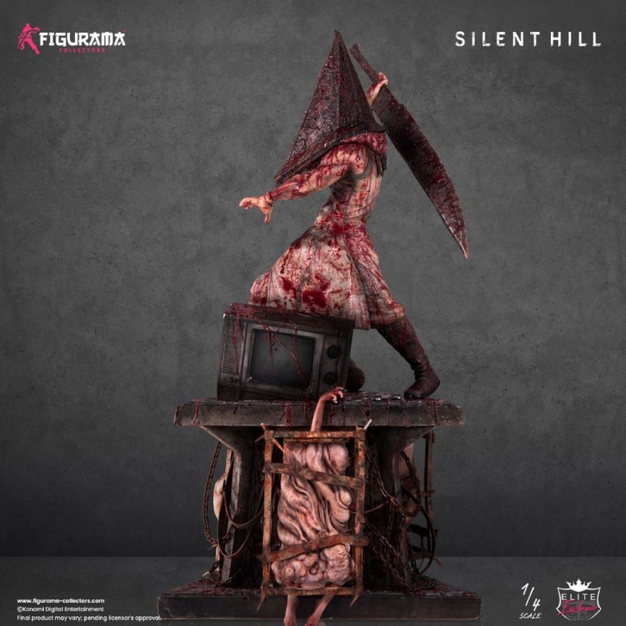 Categories Animetal | Silent Hill Elite Exclusive Statue 1/4 Red Pyramid Thing Vs James Sunderland 88 Cm