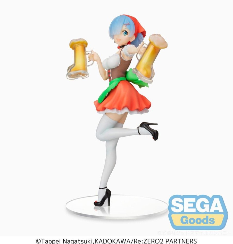 Categories Animetal | Re:Zero Starting Life In Another World Spm Pvc Statue Rem Oktoberfest Ver. (Re-Run) 21 Cm