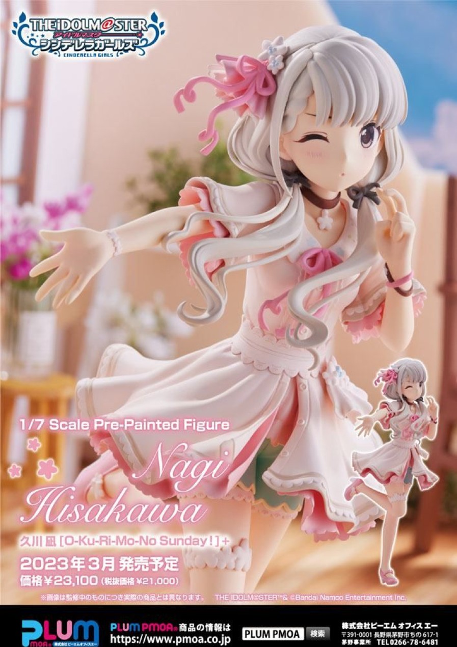 Categories Animetal | Idolmaster Cinderella Girls Pvc Statue 1/7 Hisakwa Nagi O-Ku-Ri-Mo-No Sunday! 21 Cm