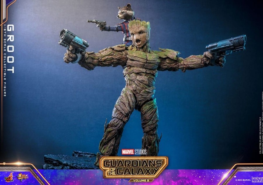 Categories Animetal | Guardians Of The Galaxy Vol. 3 Movie Masterpiece Action Figure 1/6 Groot 32 Cm