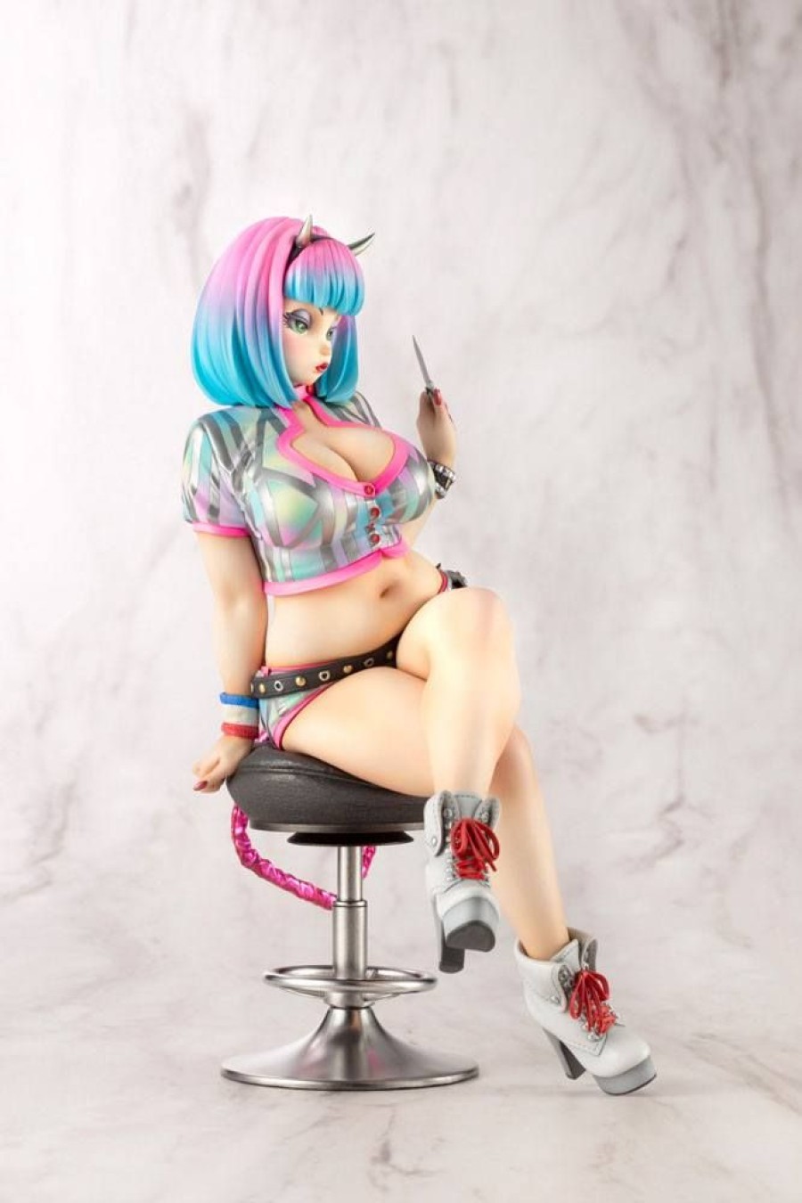 Categories Animetal | Sculptor Original Pvc Statue Katie Moon'S Trick Or Treat By Yoshiki Fujimoto 19 Cm