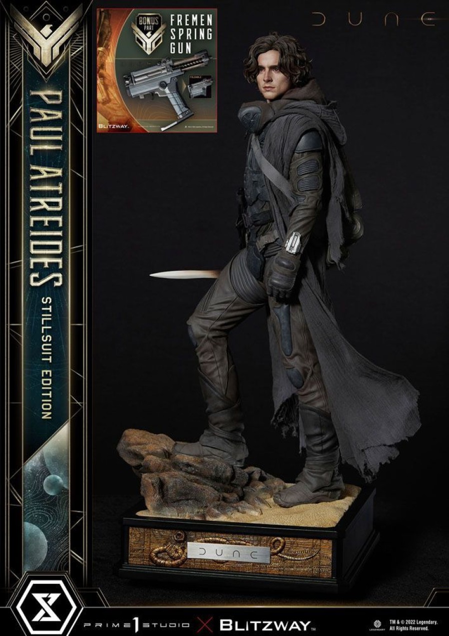 Limited Edition Statues Animetal | Dune Statue 1/4 Paul Atreides Stillsuit Edition Bonus Version 53 Cm