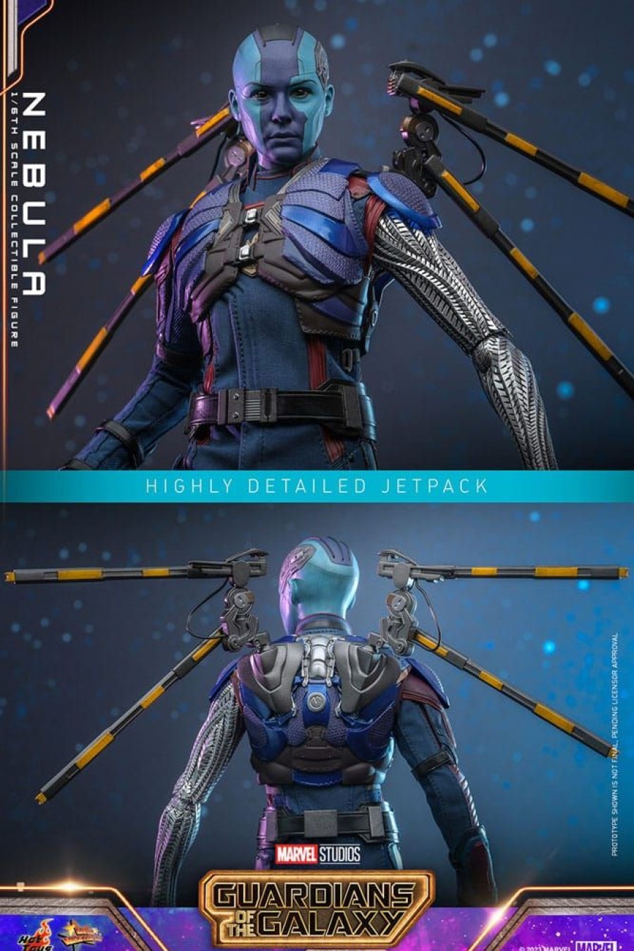 Categories Animetal | Guardians Of The Galaxy Vol. 3 Movie Masterpiece Action Figure 1/6 Nebula 29 Cm