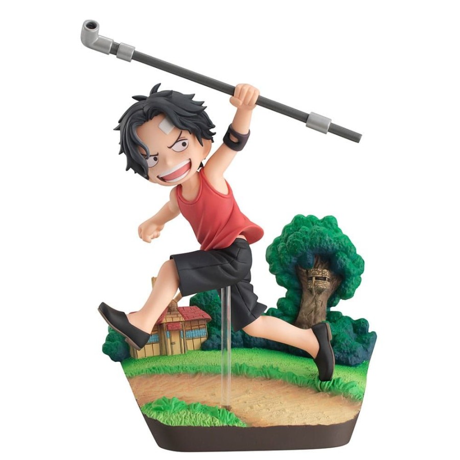 Categories Animetal | One Piece G.E.M. Series Pvc Statue Portgas D. Ace Run! Run! Run! 13 Cm