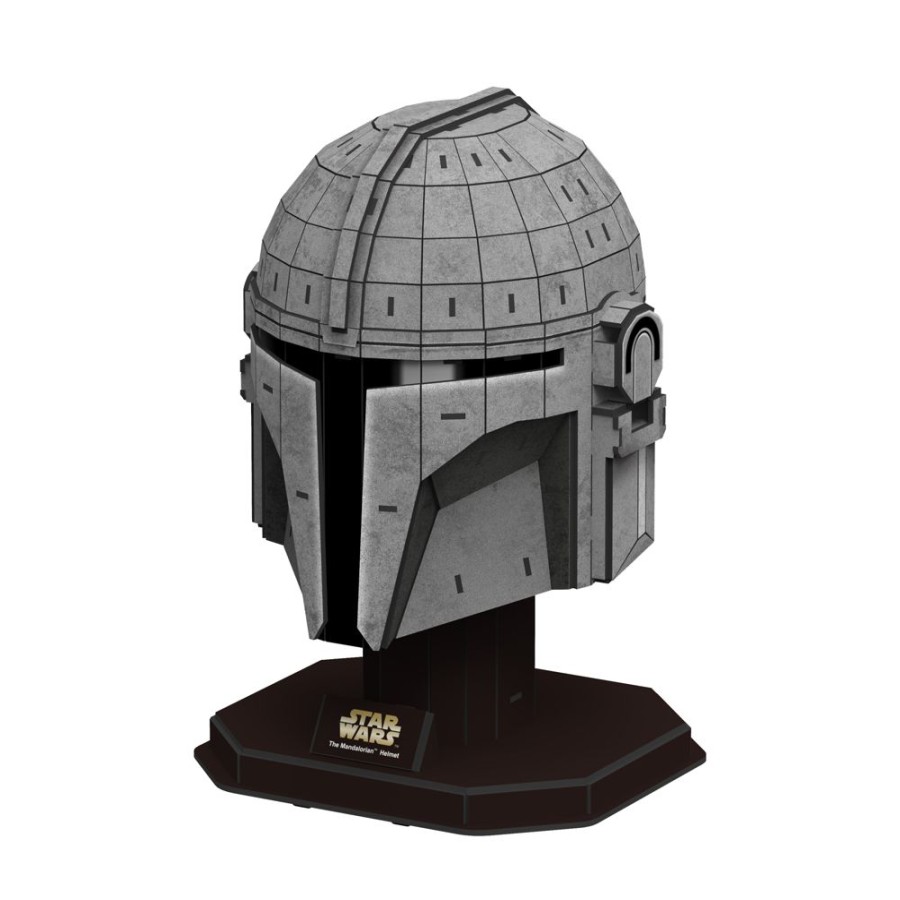 Categories Animetal | Star Wars: The Book Of Boba Fett The Mandalorian'S Helmet 3D Puzzle 35.6 Cm