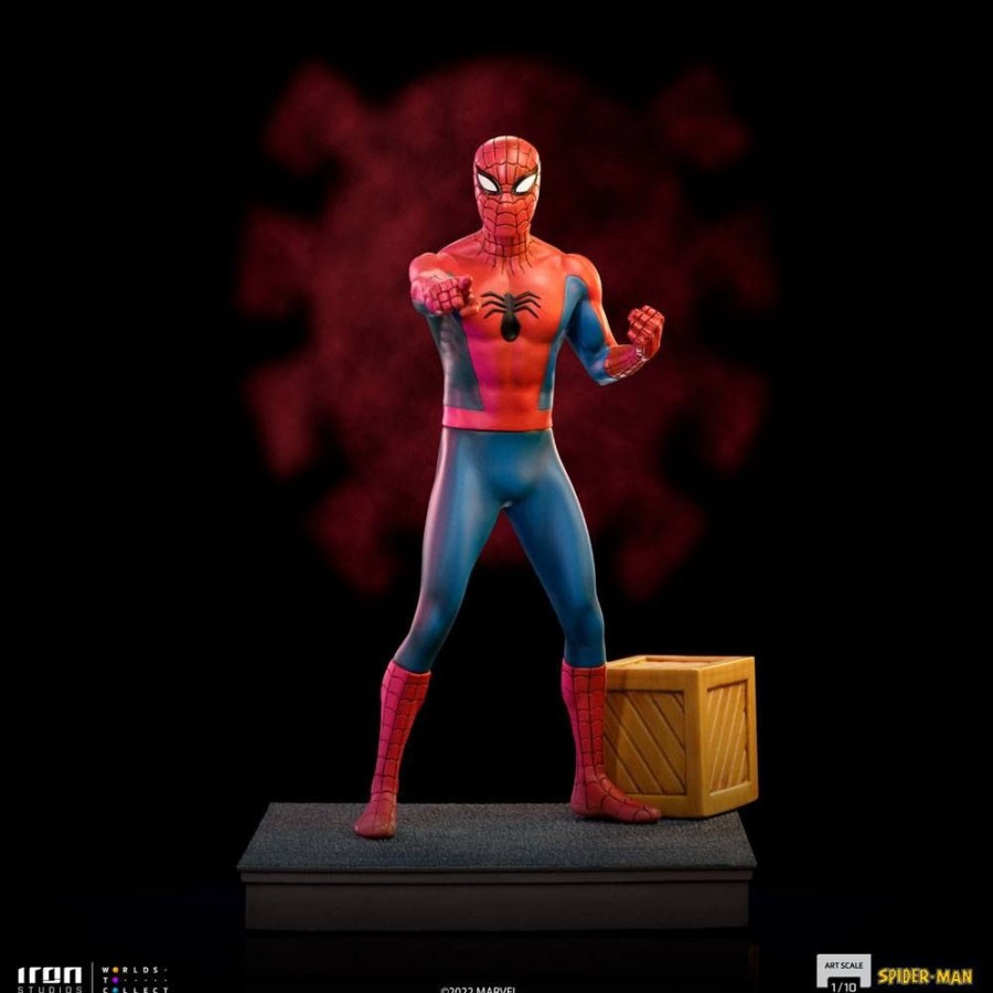 Categories Animetal | Marvel Comics Art Scale Statue 1/10 Spider-Man (1967 Animated Tv Series) 21 Cm