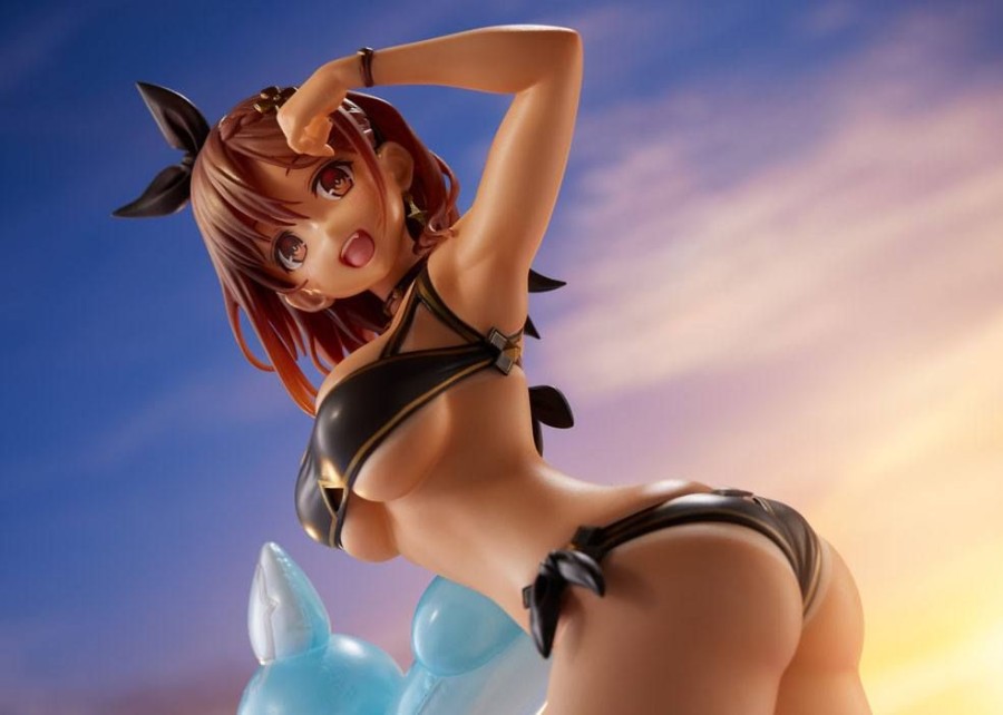 Categories Animetal | Atelier Ryza 2 Lost Legends & The Secret Fairy Pvc Statue 1/6 Ryza Black Swimwear Tanned Ver. 27 Cm