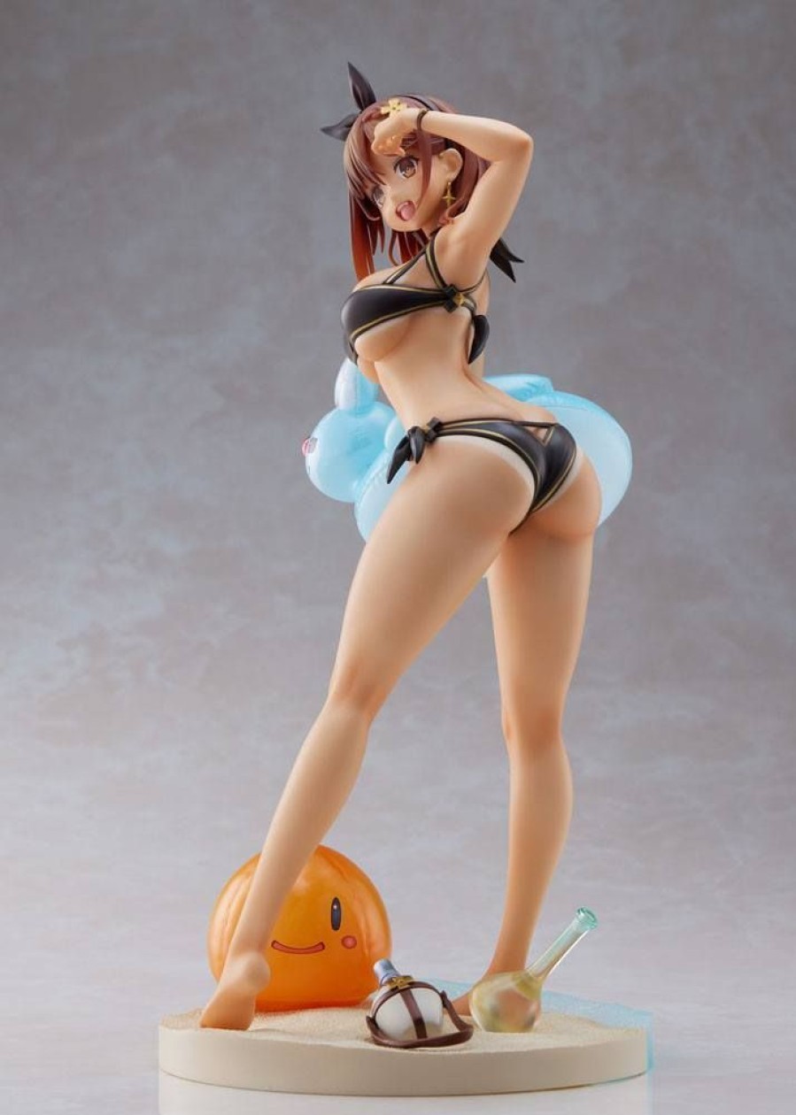 Categories Animetal | Atelier Ryza 2 Lost Legends & The Secret Fairy Pvc Statue 1/6 Ryza Black Swimwear Tanned Ver. 27 Cm