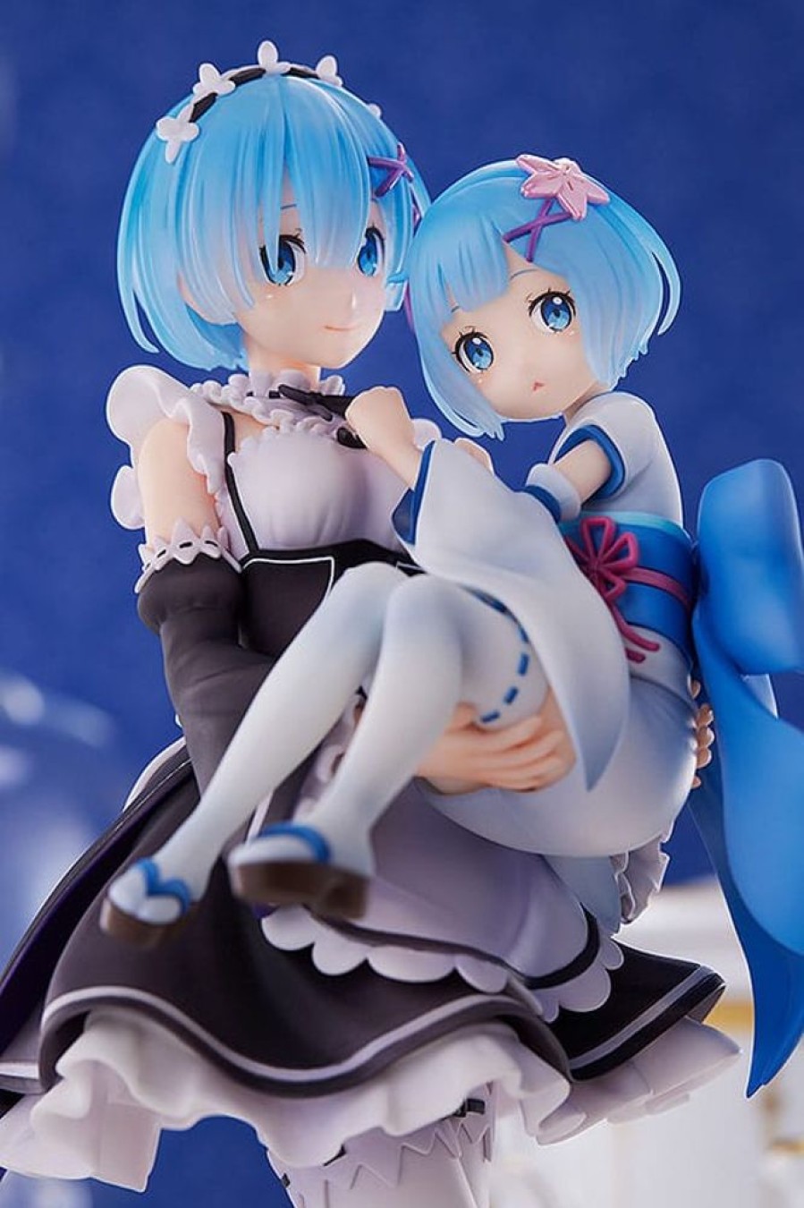 Categories Animetal | Re:Zero Starting Life In Another World Pvc Statue 1/7 Rem & Childhood Rem 23 Cm