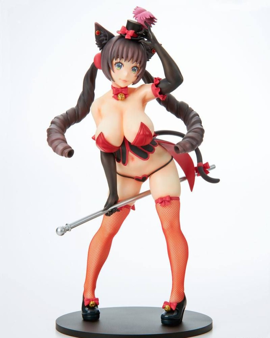 Categories Animetal | Burlesque Cat Pvc Statue 1/7 Bell Black Cat Ver. 25 Cm