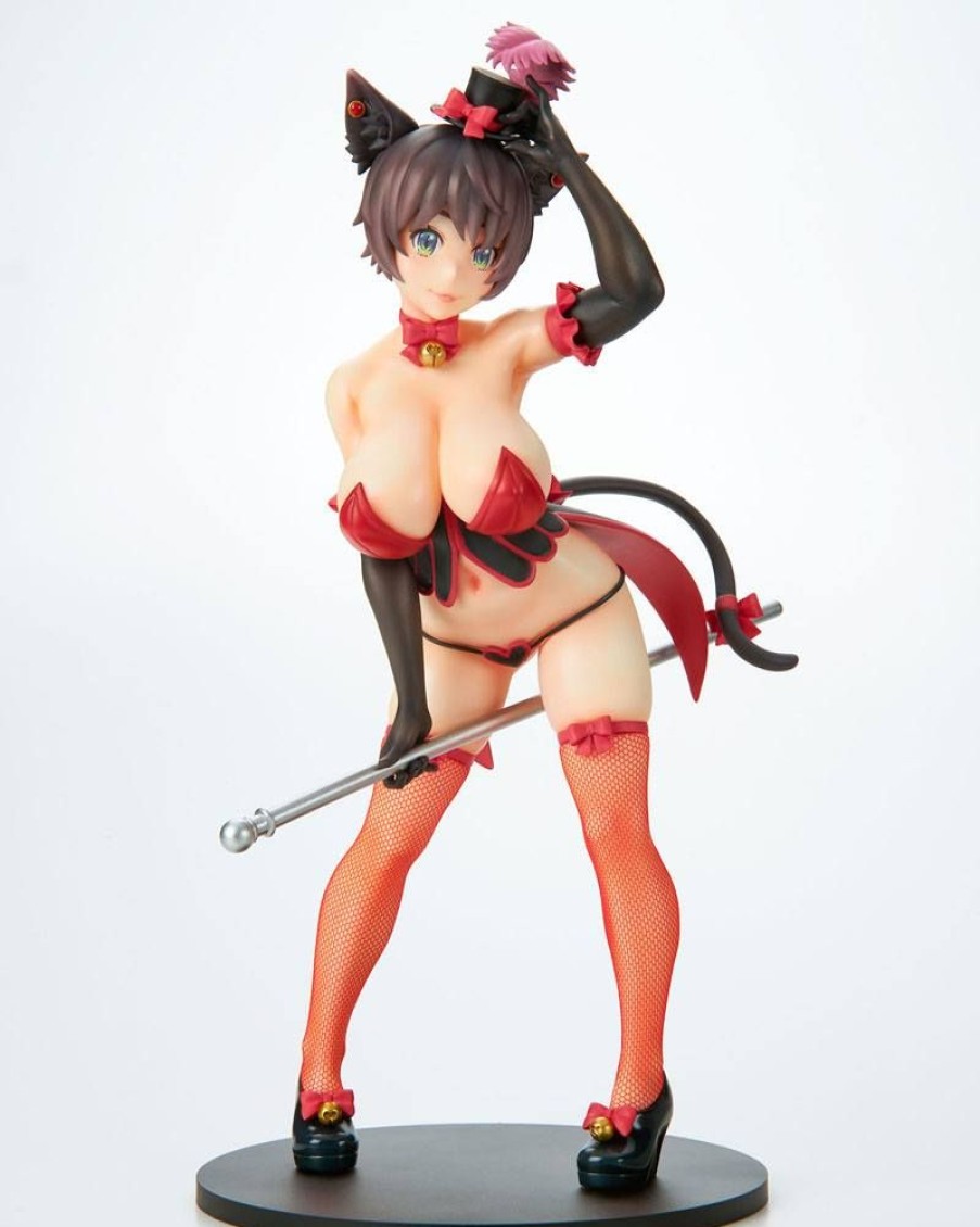 Categories Animetal | Burlesque Cat Pvc Statue 1/7 Bell Black Cat Ver. 25 Cm