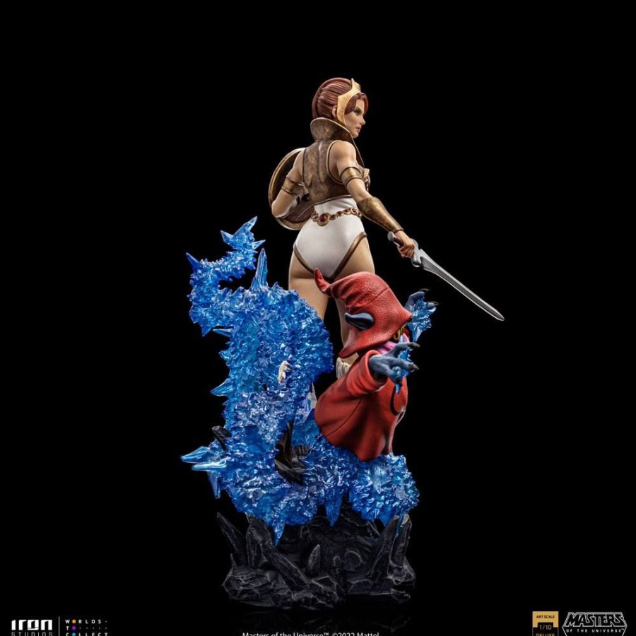 Categories Animetal | Masters Of The Universe Deluxe Art Scale Statue 1/10 Teela & Orko 25 Cm