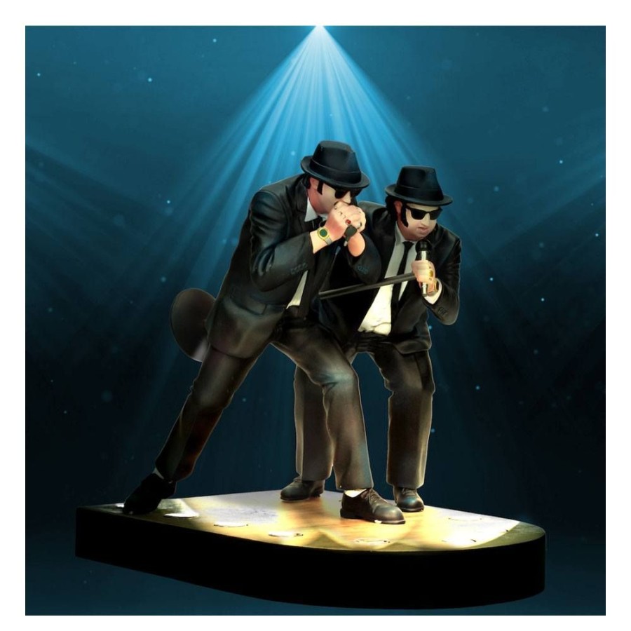 Categories Animetal | Blues Brothers Statue Jake & Elwood On Stage 17 Cm