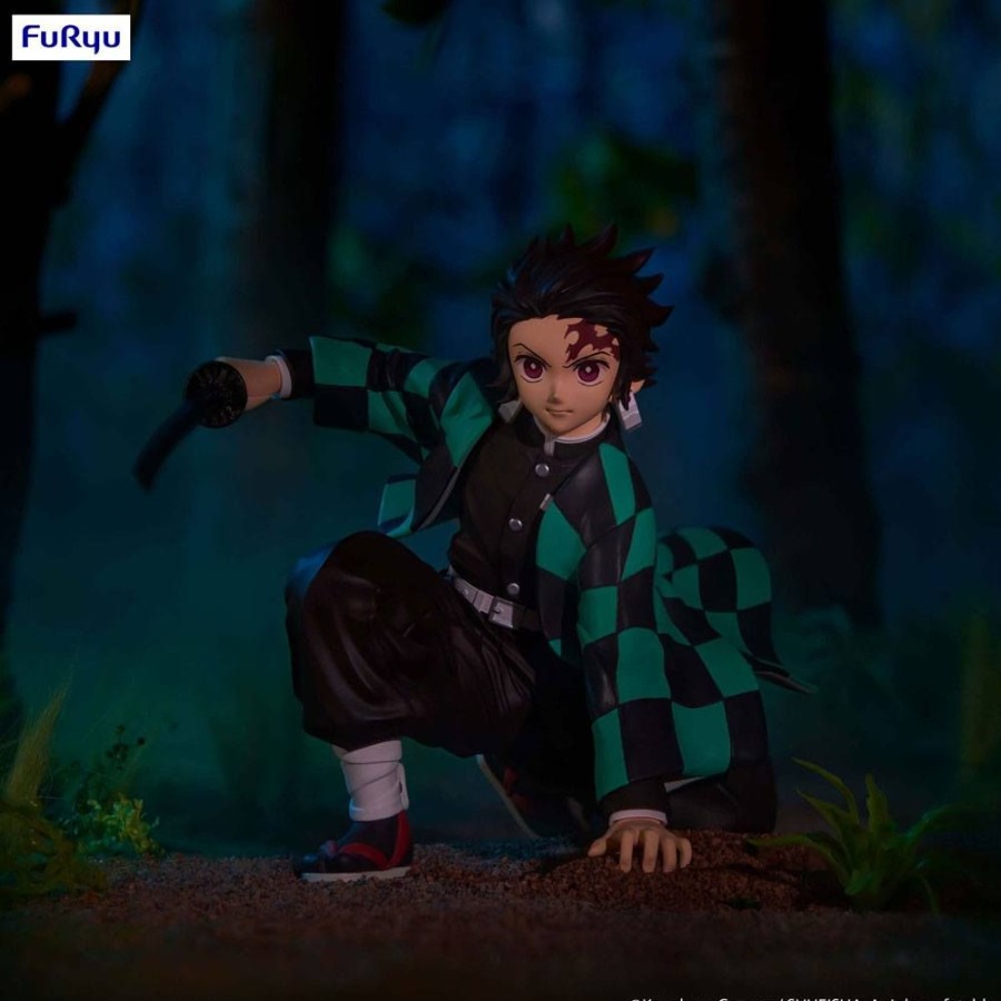 Categories Animetal | Demon Slayer: Kimetsu No Yaiba Noodle Stopper Pvc Statue Kamado Tanjiro 13 Cm