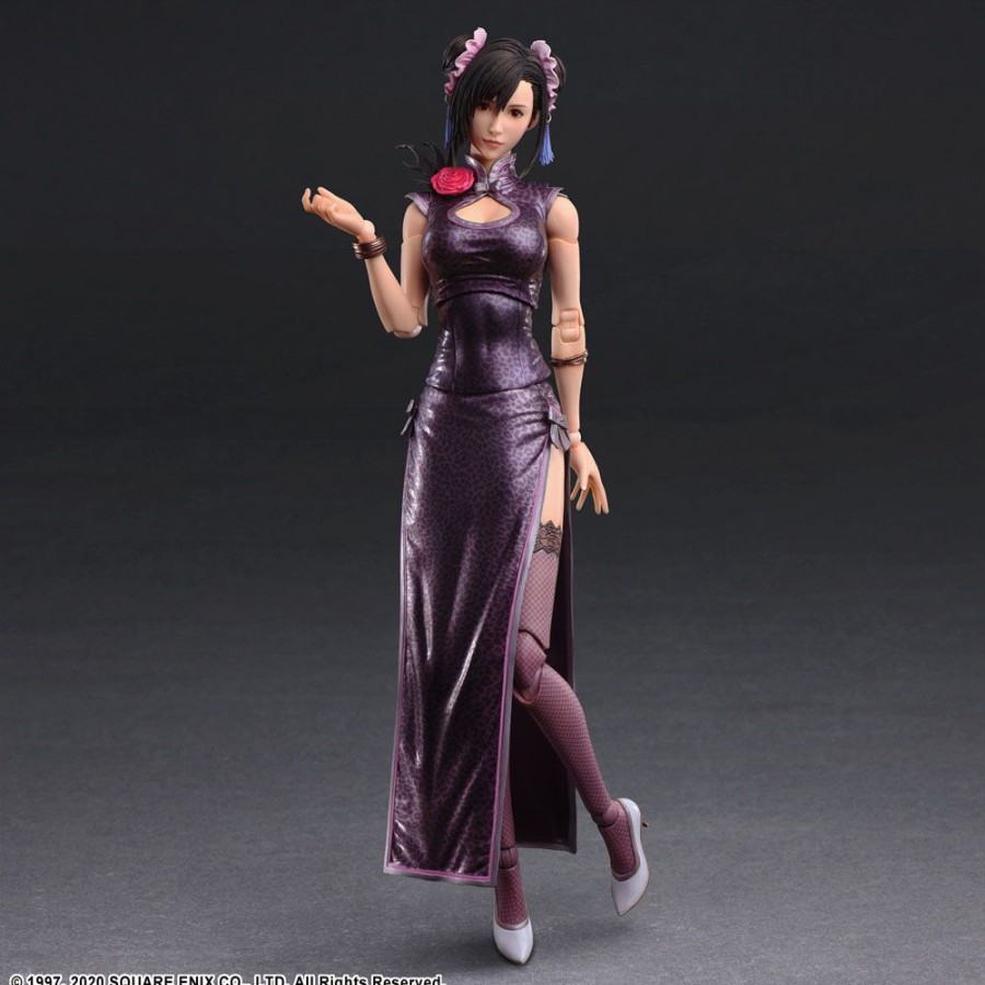 Categories Animetal | Final Fantasy Vii Remake Play Arts Kai Action Figure Tifa Lockhart Sporty Dress Ver. 25 Cm