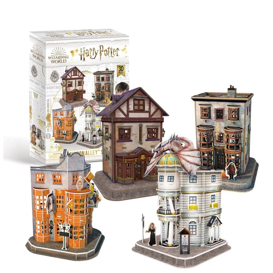 Categories Animetal | Harry Potter Diagon Alley 4 In 1 3D Puzzle 58 Cm