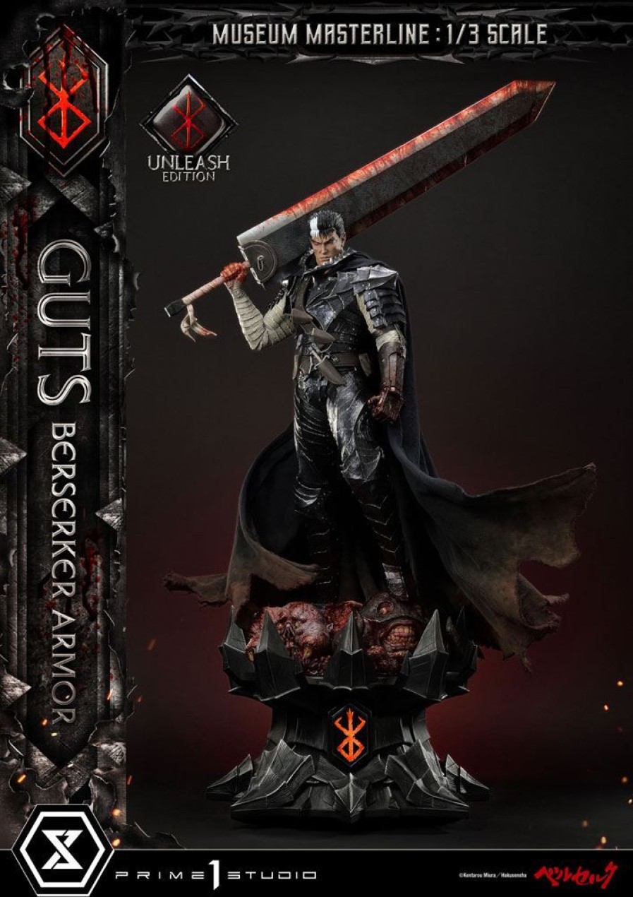 Limited Edition Statues Animetal | Berserk Museum Masterline Statue 1/3 Guts Berserker Armor Unleash Edition 121 Cm