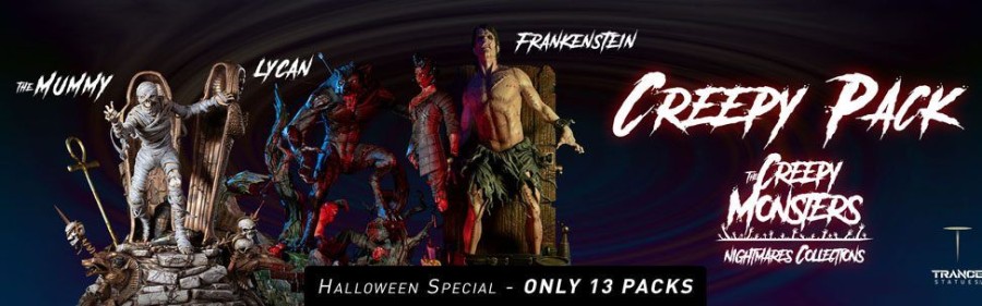 Categories Animetal | The Creepy Monsters Nightmare Collections Statue 1/4 Frankenstein 70 Cm