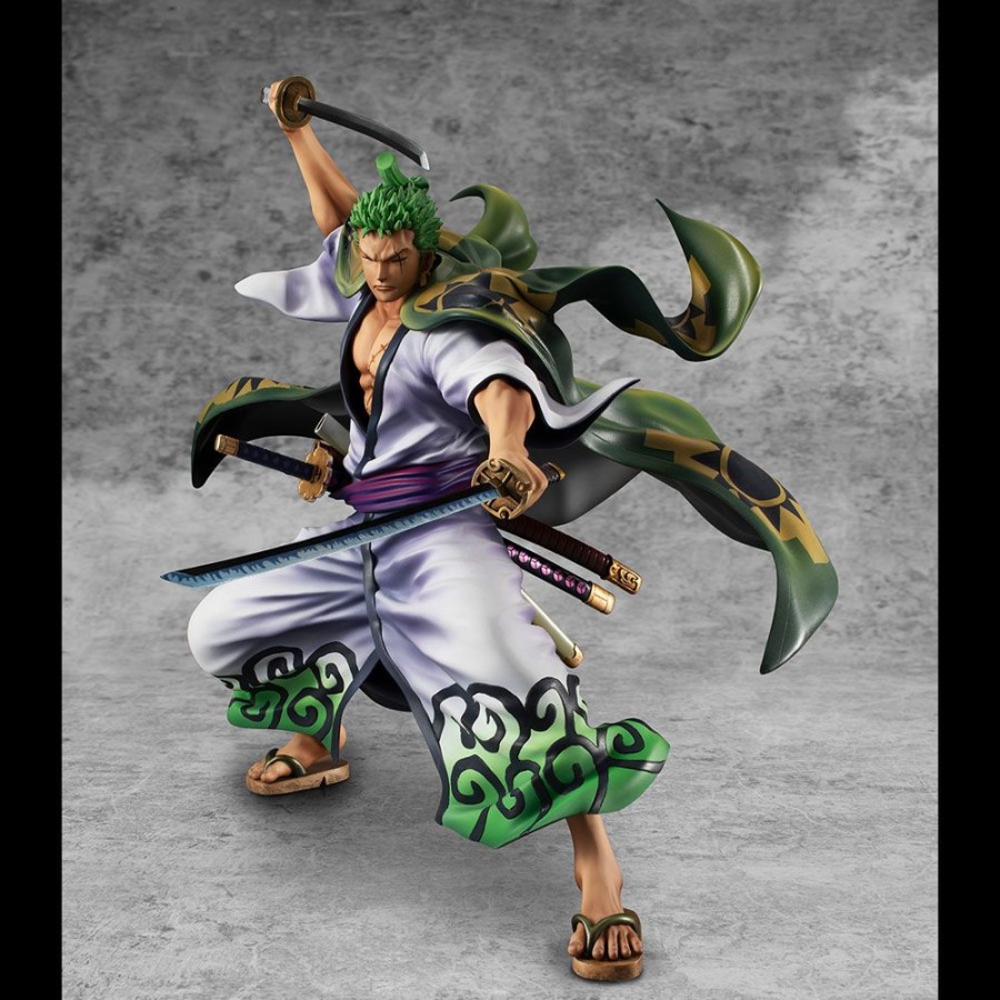 Categories Animetal | One Piece P.O.P Pvc Statue Warriors Alliance Zoro Juro 22 Cm