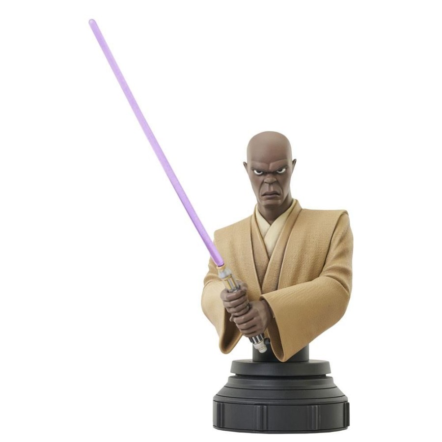 Categories Animetal | Star Wars The Clone Wars Bust 1/7 Mace Windu 15 Cm