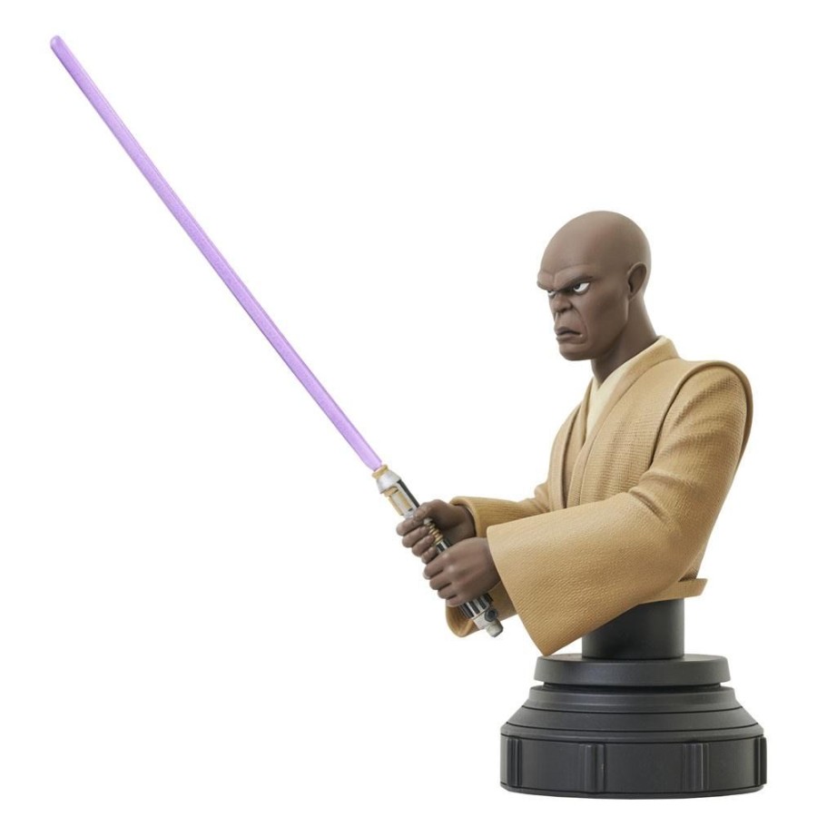 Categories Animetal | Star Wars The Clone Wars Bust 1/7 Mace Windu 15 Cm