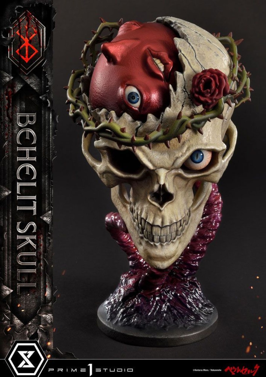 Categories Animetal | Berserk Life Scale Statue Behelit Skull 20 Cm