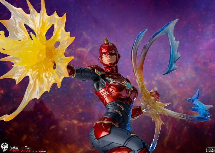 Categories Animetal | Marvel Future Revolution Statue 1/6 Captain Marvel 49 Cm