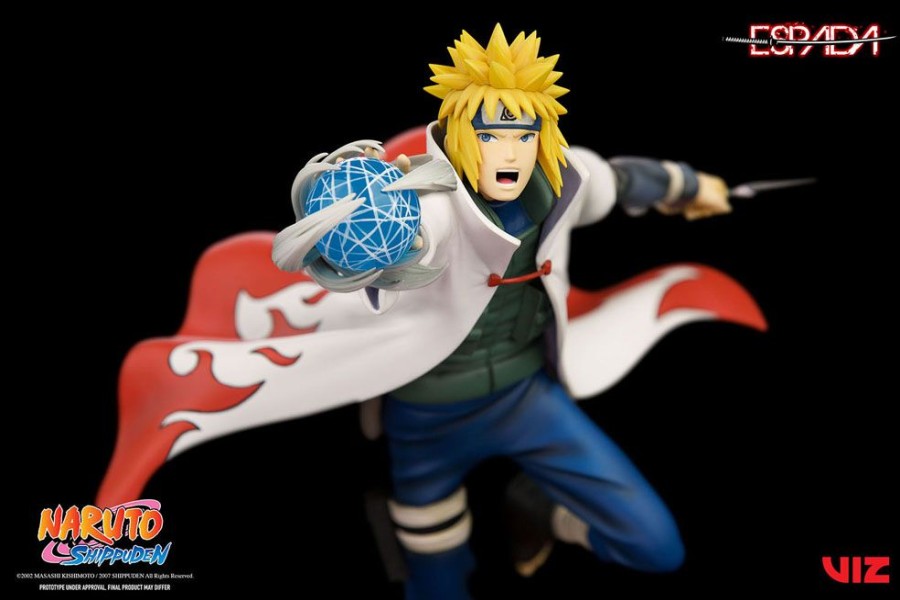 Categories Animetal | Naruto Shippuden Pvc Statue 1/8 Minato Namikaze Vs Nine Tailed Fox 41 Cm