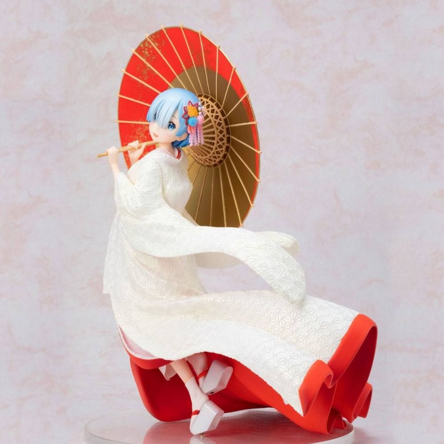 Categories Animetal | Re:Zero -Starting Life In Another World- Pvc Statue 1/7 Rem -Shiromuku- 24 Cm